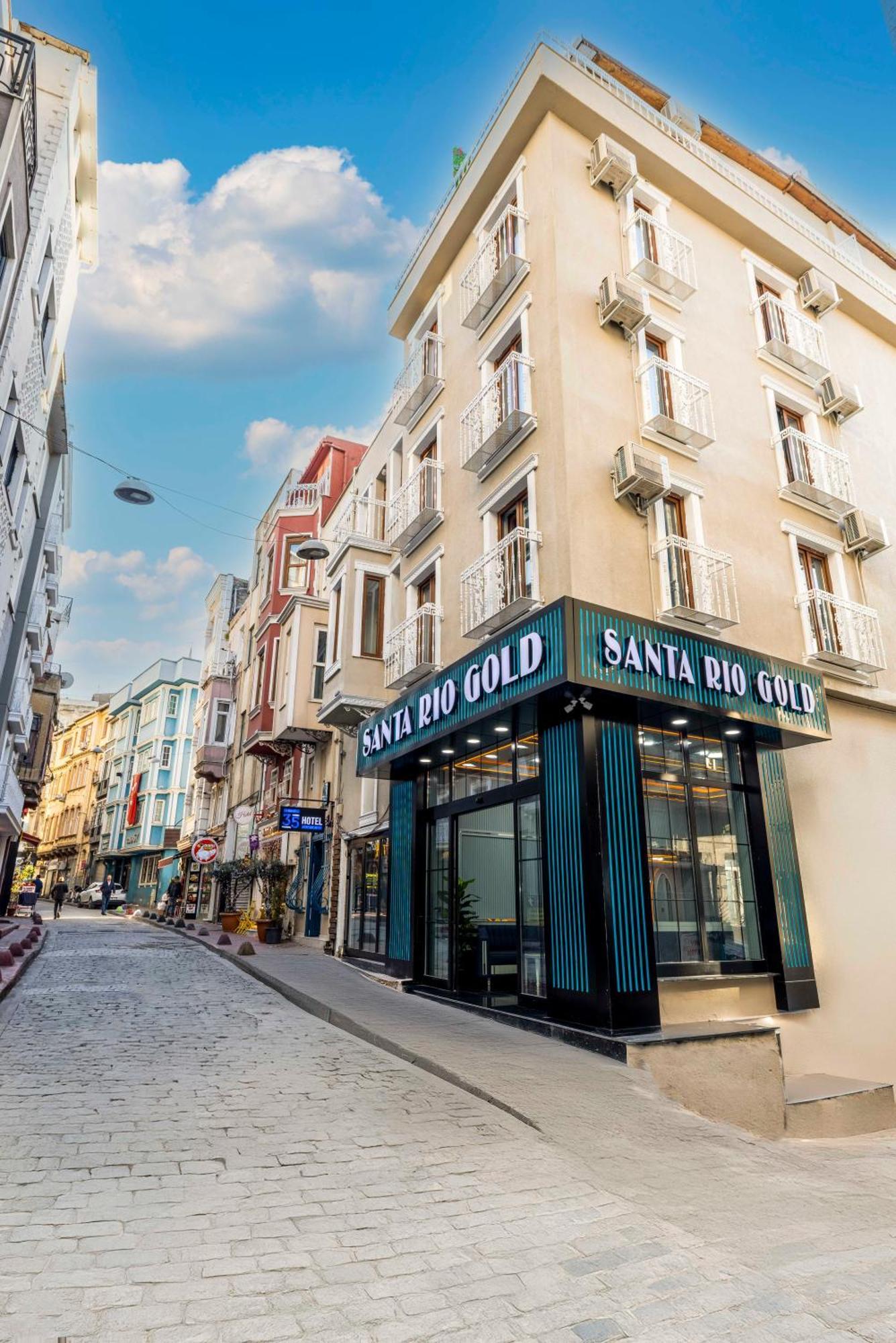 Santa Rio Gold Taxim Hotel Estambul Exterior foto